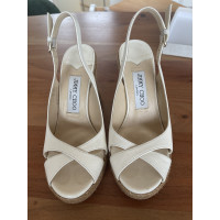 Jimmy Choo Wedges Leather in White