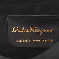 Salvatore Ferragamo Clutch Bag in Black