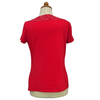 Max Mara Top Cotton in Red