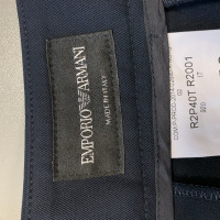 Emporio Armani Trousers Wool in Blue