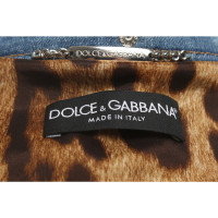 Dolce & Gabbana Giacca/Cappotto in Cotone in Blu