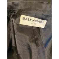 Balenciaga Blazer aus Wolle in Schwarz