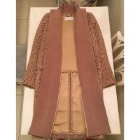 Chloé Jacket/Coat Wool in Beige