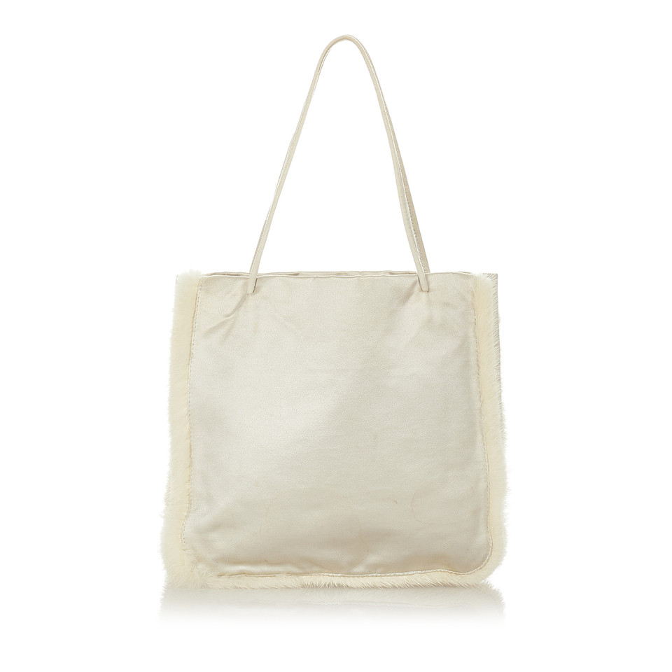 Prada Tote bag in Cotone in Bianco