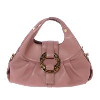 Bulgari Sac à bandoulière en Cuir en Rose/pink