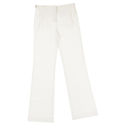 Tory Burch Paire de Pantalon en Blanc