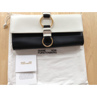 Diane Von Furstenberg Clutch Bag Leather in White