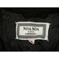 Noa Noa Jacke/Mantel aus Baumwolle in Schwarz