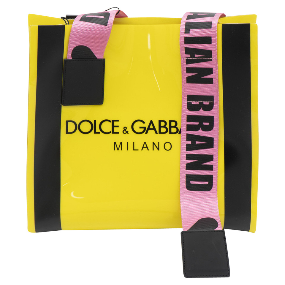 Dolce & Gabbana Shopper in Giallo