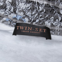 Twin Set Simona Barbieri Langer skirt in White / grey