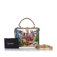 Dolce & Gabbana Dolce Box Bag en Doré