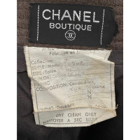 Chanel Jeans aus Wolle in Braun