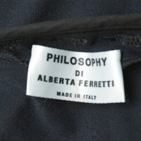 Philosophy Di Alberta Ferretti Robe en bicolore