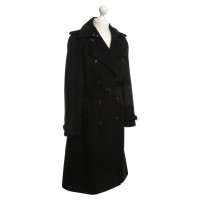 Burberry Wool trench coat in black