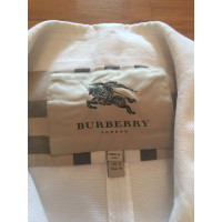 Burberry Blazer Cotton in Cream