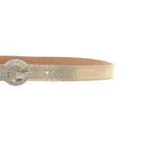 Dolce & Gabbana Belt Patent leather in Gold