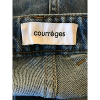 Courrèges Jeans in Cotone in Blu