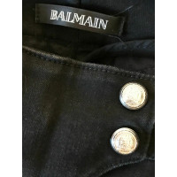 Balmain Jeans in Cotone in Nero