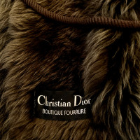 Christian Dior Jacke/Mantel aus Pelz in Grün