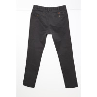 Massimo Dutti Paire de Pantalon en Coton en Gris