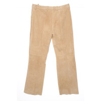 Acne Trousers Suede in Beige