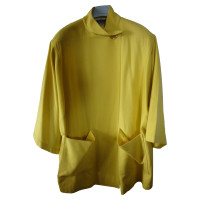 Agnona Jacke/Mantel aus Kaschmir in Gelb