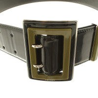 Prada Patent leather belt in black
