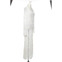 Love Shack Fancy Kleid aus Viskose in Weiß