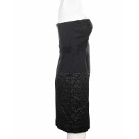 Nicole Miller Kleid aus Baumwolle in Schwarz