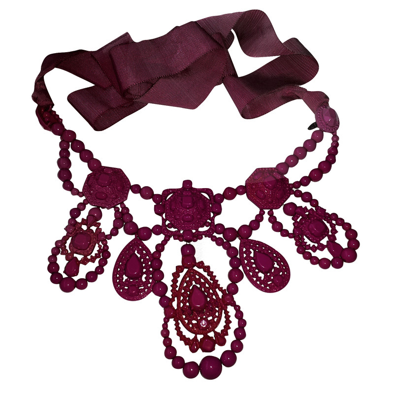 Lanvin For H&M Necklace in pink 
