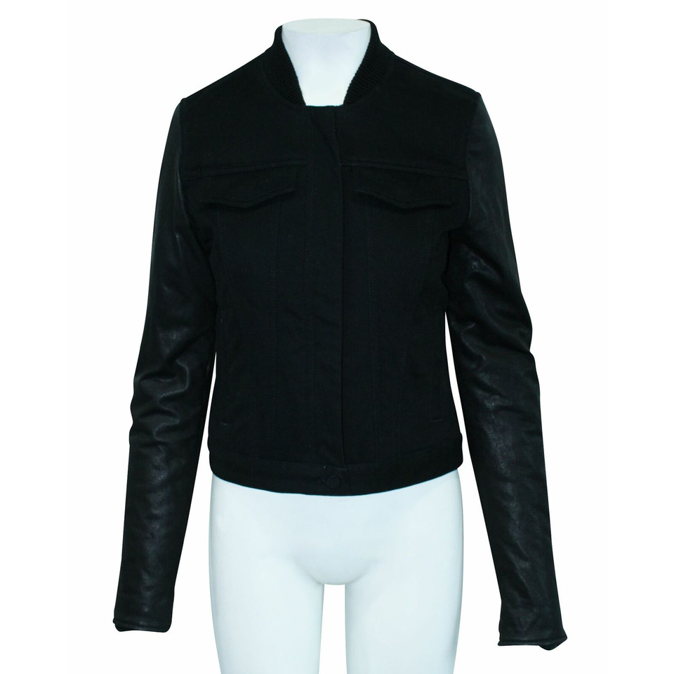 Alexander Wang Jacke/Mantel aus Baumwolle in Schwarz