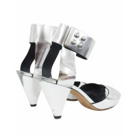 Isabel Marant Etoile Sandals Leather in Silvery