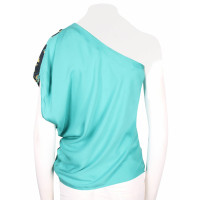 7 For All Mankind Top Silk in Green