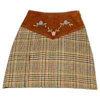 Miu Miu Skirt Viscose in Brown