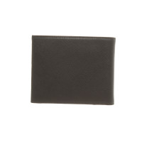 Aigner Täschchen/Portemonnaie aus Leder in Schwarz