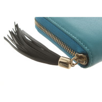 Aigner Bag/Purse Leather in Turquoise