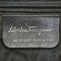 Salvatore Ferragamo Shoulder bag Cotton in Brown