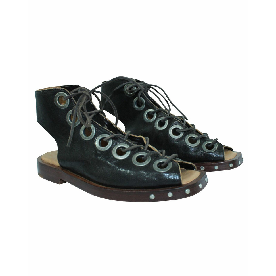 Marques'almeida Sandals Leather in Brown