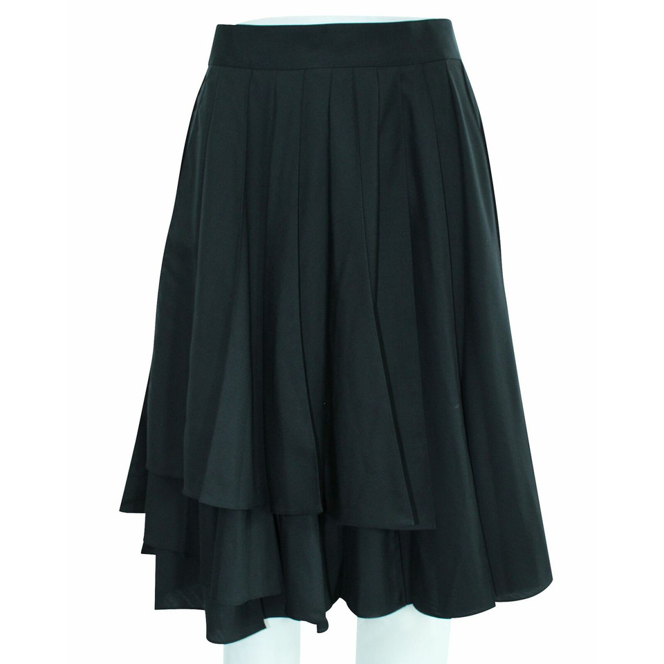 Hermès Skirt Wool in Black