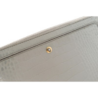 Mont Blanc Bag/Purse Leather in Grey