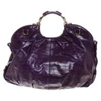 Escada Handtasche aus Leder in Violett