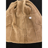 Philipp Plein Jacket/Coat Leather in Brown