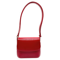 Giorgio Armani Handbag Patent leather in Fuchsia
