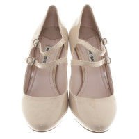 Miu Miu Zeppe in Beige