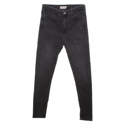 Topshop Jeans Cotton in Grey