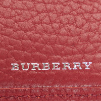 Burberry Täschchen/Portemonnaie aus Leder in Rot