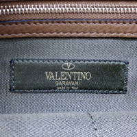 Valentino Garavani Clutch Bag Canvas in Green