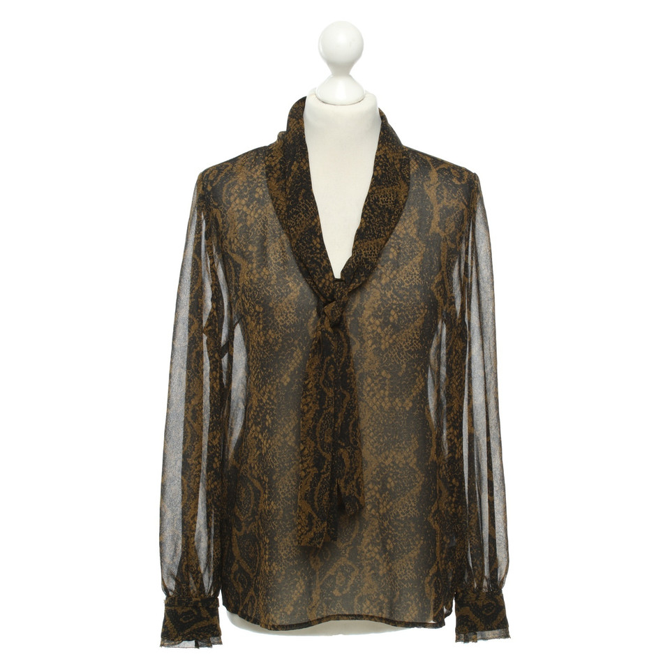 French Connection Blouse with animal print