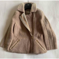 Fendi Jacket/Coat Fur in Pink