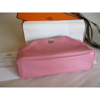 Hermès Clutch Bag Leather in Pink
